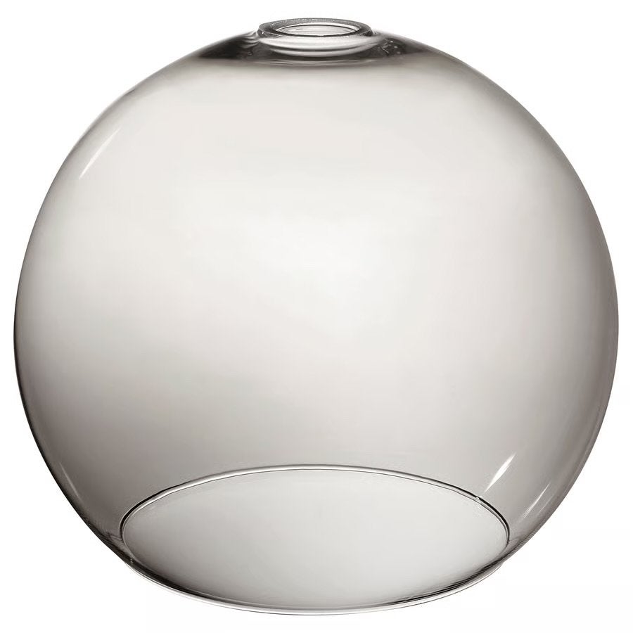 IKEA JAKOBSBYN Hanglampenkap, rookkleur, 30 cm, Ophalen, Zo goed als nieuw, Glas