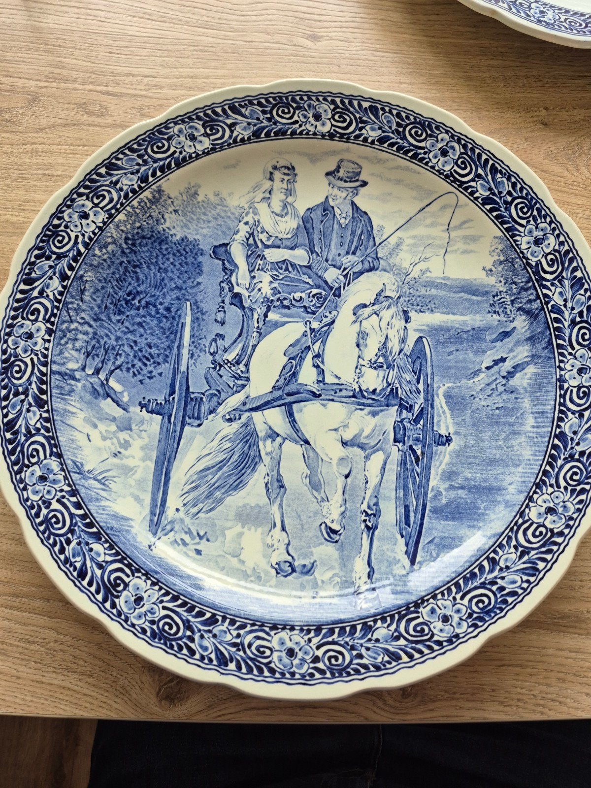 Delfts blauw boch belgium, Antiek en Kunst, Antiek | Wandborden en Tegels, Ophalen