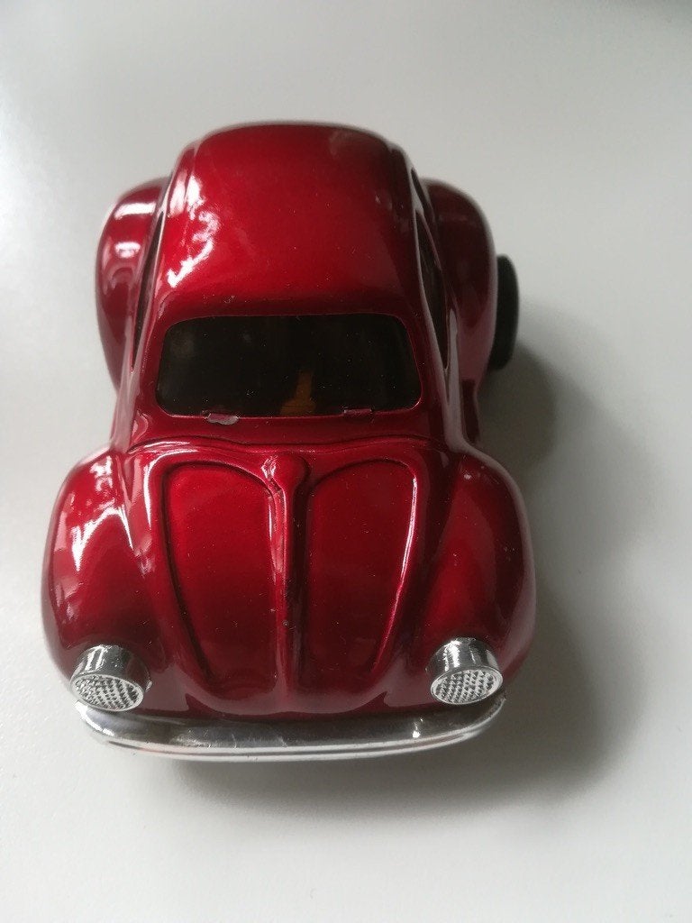 Modelauto Kever rood 11,5 bij 6,5 cm, Ophalen of Verzenden, Gebruikt, Auto