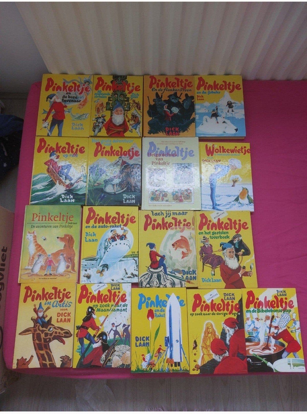 Grote collectie Pinkeltje boeken van Dick Laan, Ophalen