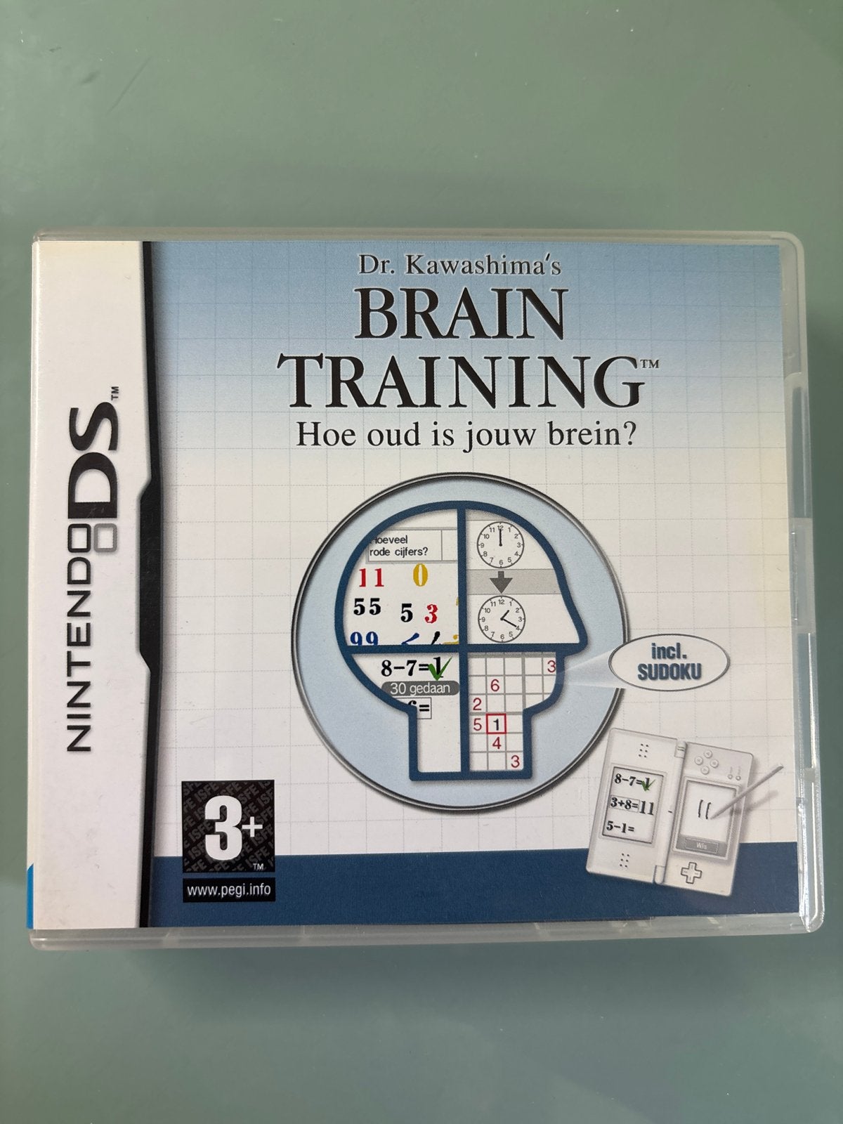 Dr. Kawashima's Brain Training Nintendo DS (incl. Sudoku), Puzzel en Educatief, 1 speler, Ophalen of Verzenden, Zo goed als nieuw