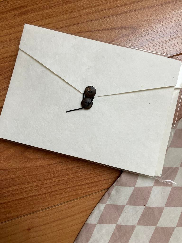 Mulberry C5 enveloppen met knoopsluiting, Diversen, Ophalen of Verzenden, Nieuw