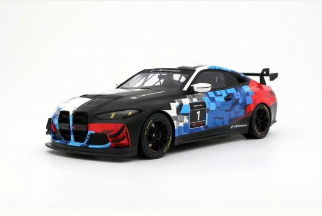 BMW M4 GT4 # 1 2024 schaal 1/18 OTTO ref. OT1125, Hobby en Vrije tijd, Modelauto's | 1:18, Ophalen of Verzenden, Nieuw, Auto, OttOMobile
