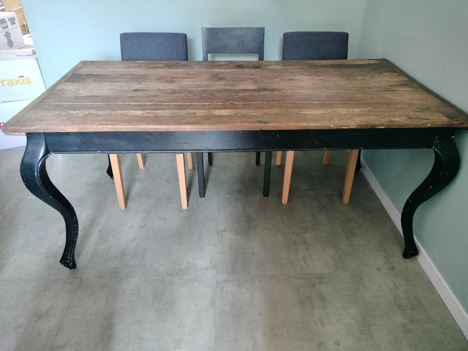 Riviera Maison TV-meubel, salontafel en eettafel, Ophalen, Gebruikt, 200 cm of meer, Minder dan 100 cm