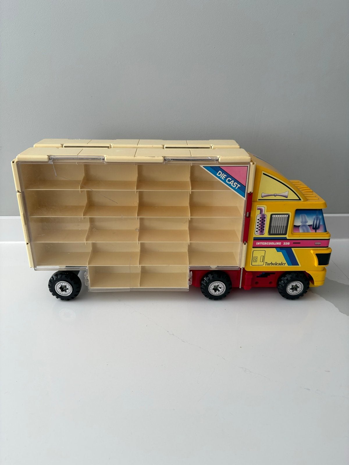 Vintage Turbeloader Die Cast Vrachtwagen met Display, Verzenden, Gebruikt, Auto, Overige merken
