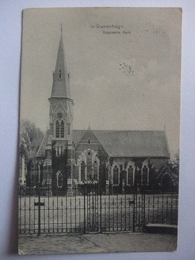 P323 Den Haag - Engelsche kerk - 1928, Verzamelen, Verzenden, 1920 tot 1940, Gelopen, Zuid-Holland