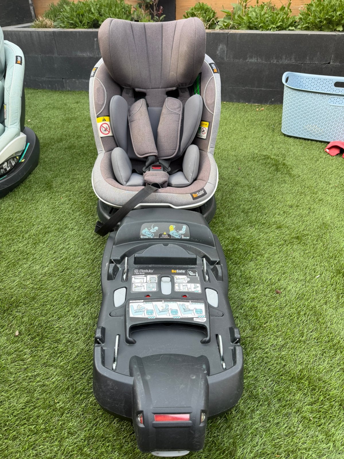 Autostoel Besafe iZI Go dark grey | In zeer nette staat!, Kinderen en Baby's, Autostoeltjes, Verstelbare rugleuning, 9 t/m 18 kg