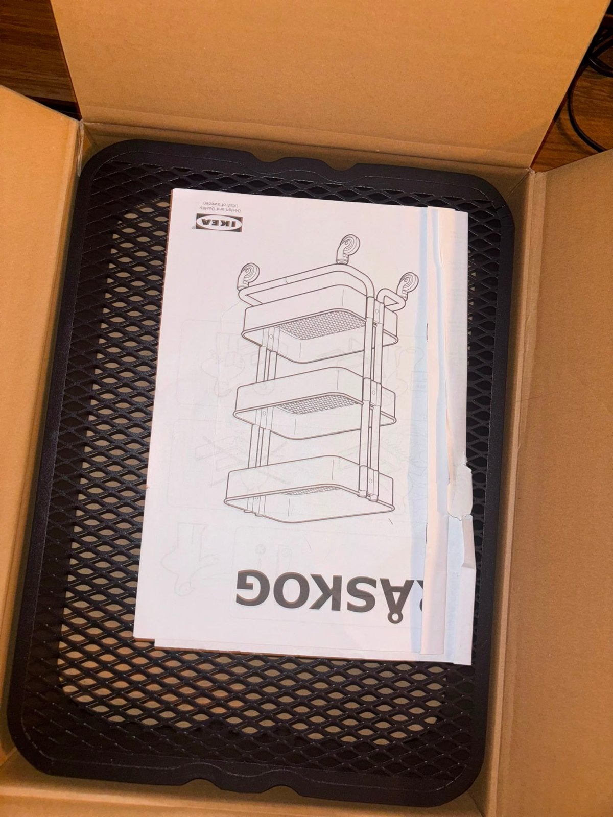 Nieuwe IKEA RÅSKOG roltafel - Zwart, Ophalen, Nieuw