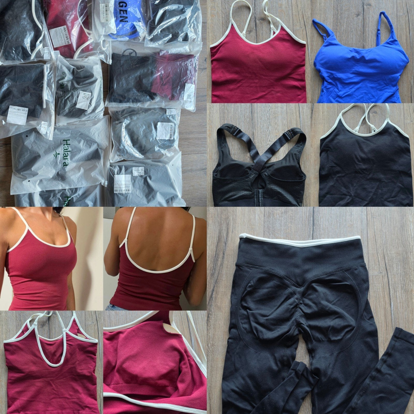 Sportkleding set maat xs legging, tops, shorts, Meerkleurig, Nieuw, Ophalen of Verzenden, Maat 34 (XS) of kleiner