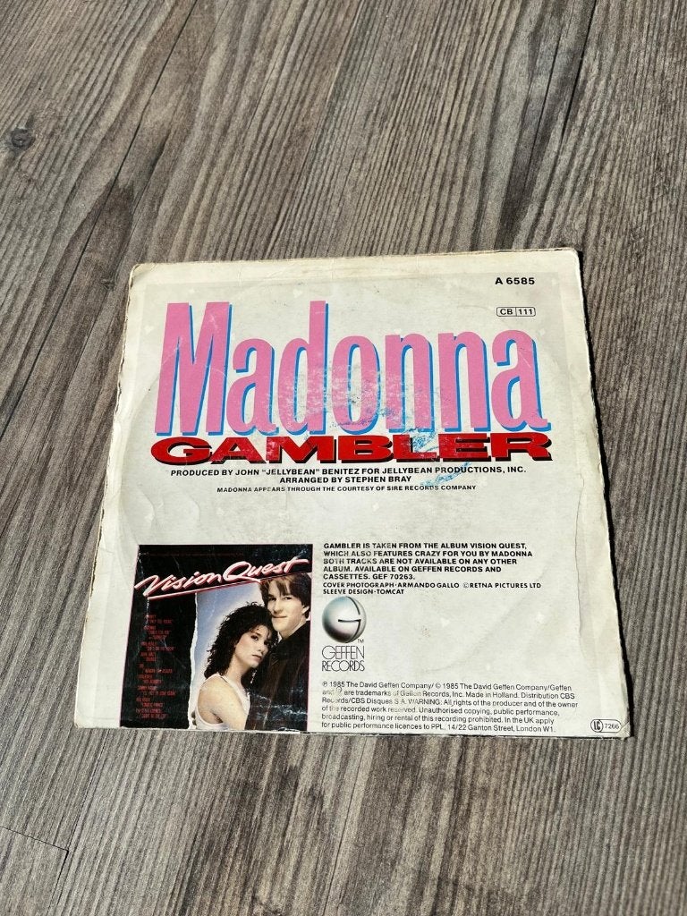 Madonna single lp, Cd's en Dvd's, Ophalen of Verzenden, Gebruikt, LP