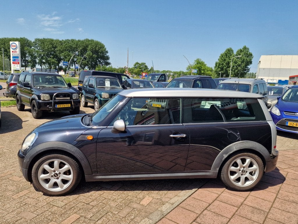 Mini Clubman 1.6 Cooper D - Leer - Automaat - Airco -, Auto's, Mini, Gebruikt, 4 cilinders, 4 stoelen, Leder en Stof