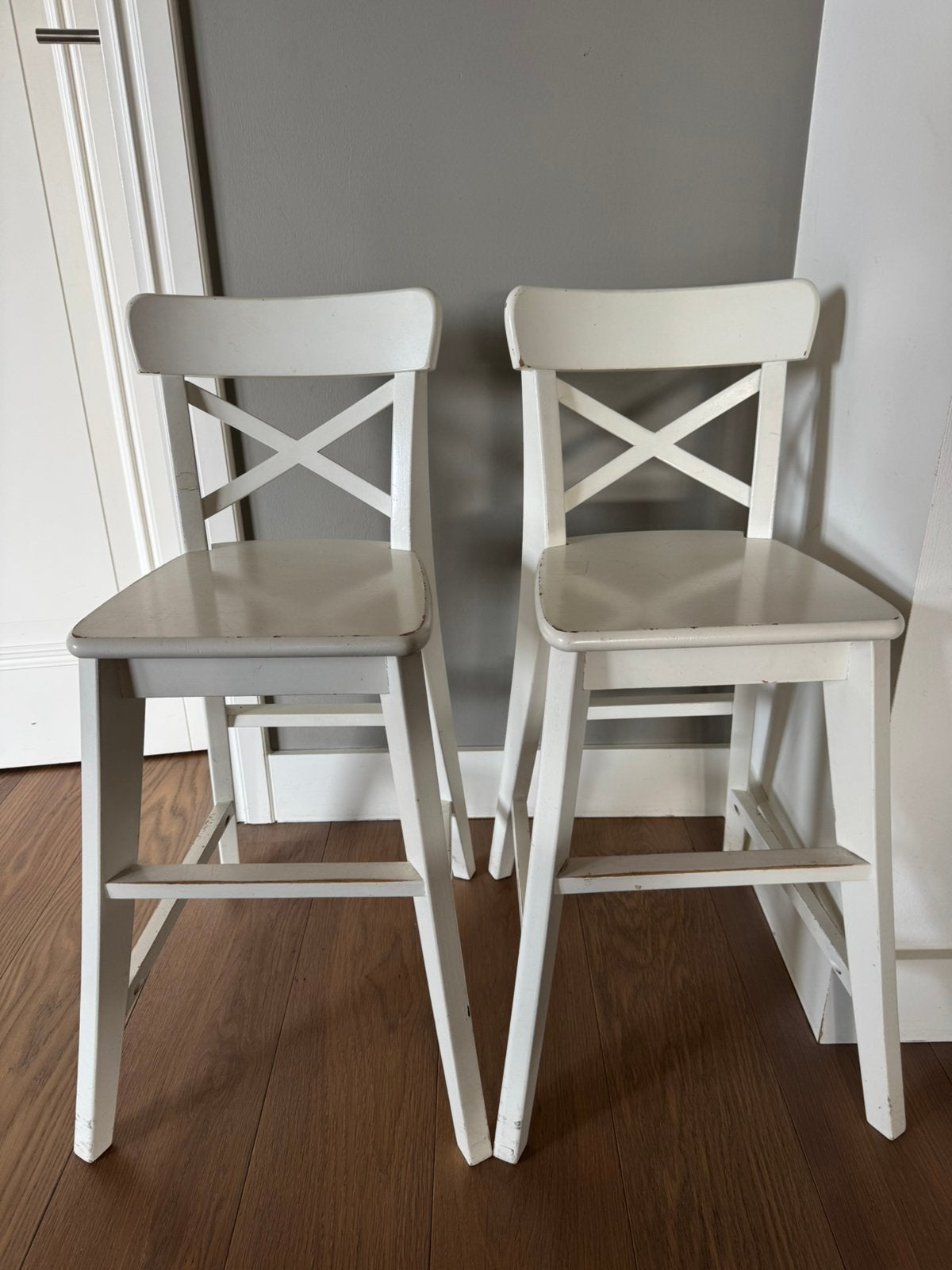Ikea kinderstoel ingolf wit, Kinderen en Baby's, Kinderstoelen, Ophalen, Gebruikt, Overige typen