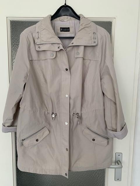 Canda Premium zomer/voorjaar jas Mt 48 licht beige, Kleding | Dames, Verzenden, Beige, Canda Premium, Jas of Mantel