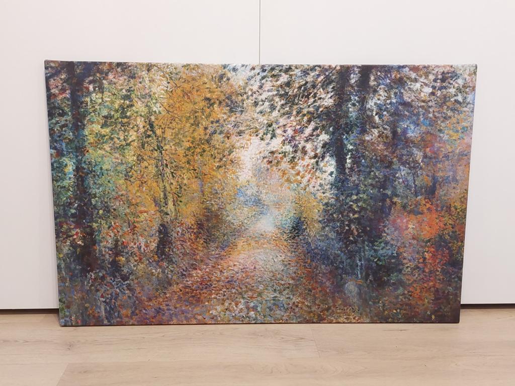 Schilderij op canvas | in het bos (Renoir), Ophalen