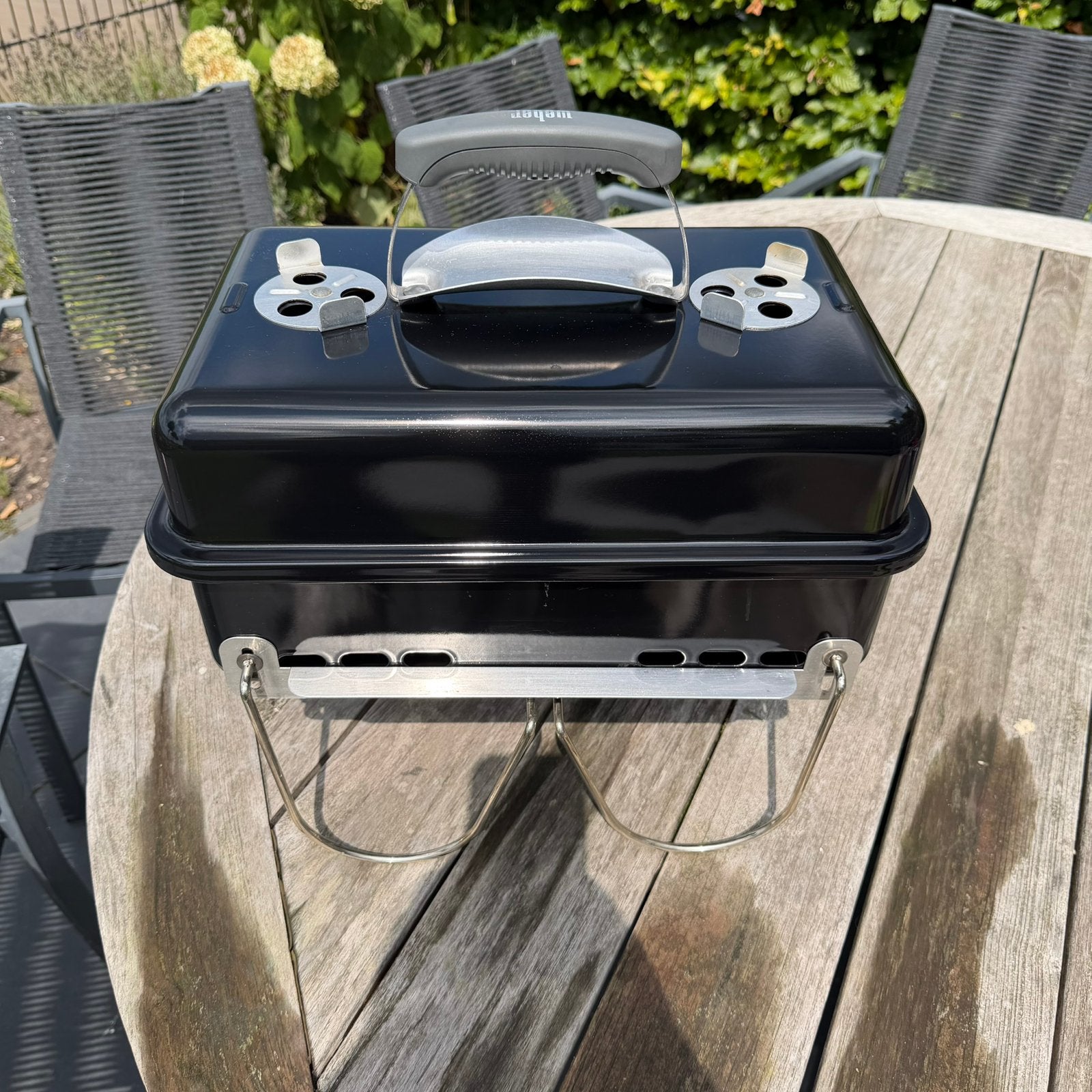 Weber Go Anywhere houtskool BBQ zwart 41 x 25 cm, Ophalen, Gebruikt