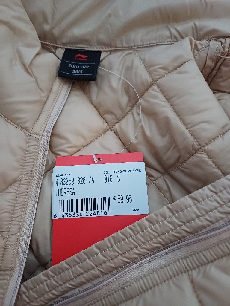 Jack Jas Beige S Nieuw Tussendoor Jas Lente Herfst ( Jool ), Kleding | Dames, Jassen | Winter, Verzenden, Beige, Nieuw, Li-Ning