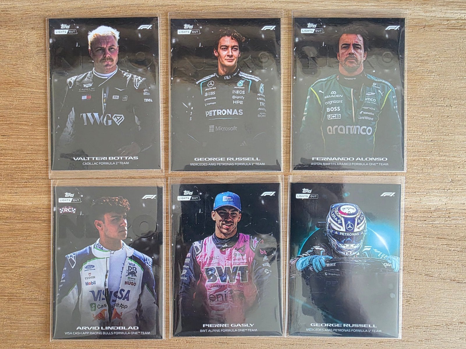 Topps Lights Out Formule 1 Kaarten - Diverse Coureurs, Ophalen of Verzenden, Zo goed als nieuw, Formule 1