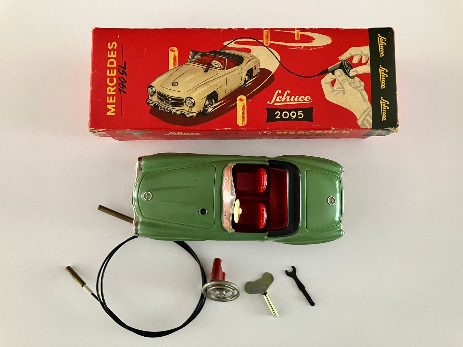 Schuco 2095 Mercedes 190SL, Antiek en Kunst, Ophalen of Verzenden