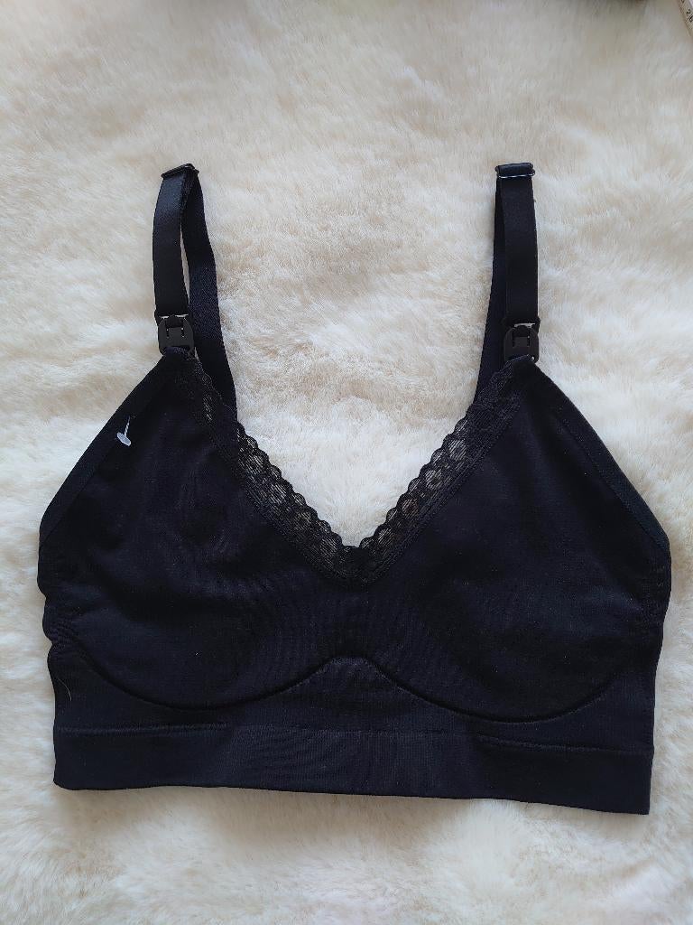 BH top bra Hema maat 70A, Hema, Verzenden, Zwart, BH