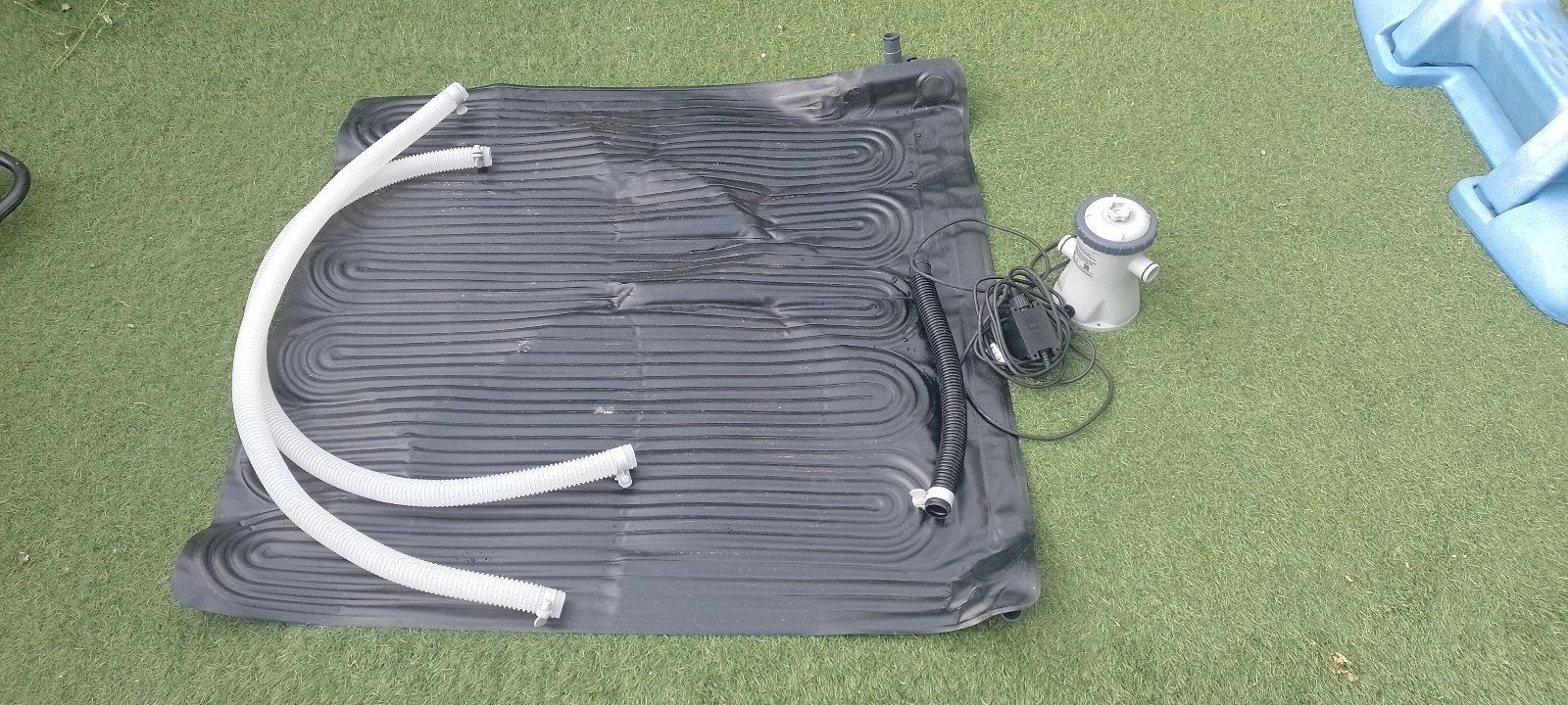 zwembad filter en solar verwarmer, Ophalen