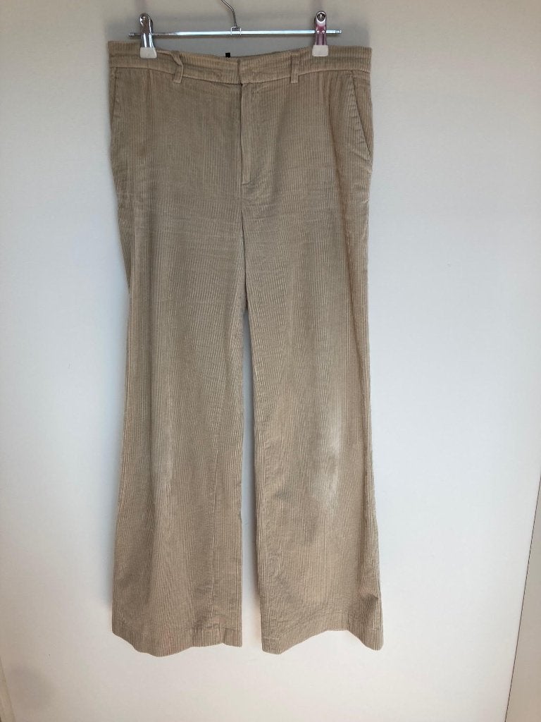 Bellamy beige pantalon rib wide fit maat S, Bellamy Gallery, Beige, Bellamy, Ophalen of Verzenden