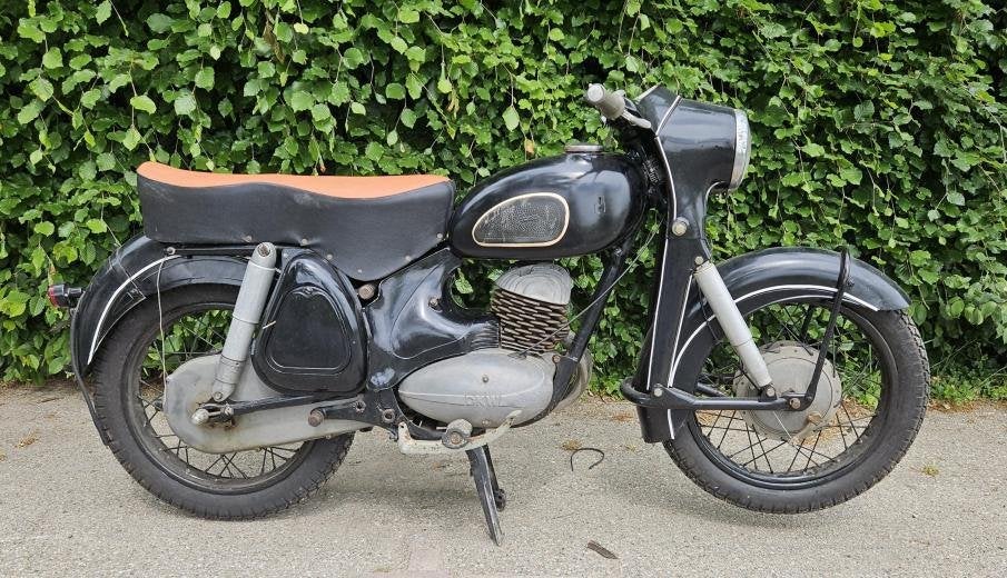 DKW RT250VS met nog een mz elastic zijspan leuk projectje, 250 cc, Overig, 1 cilinder