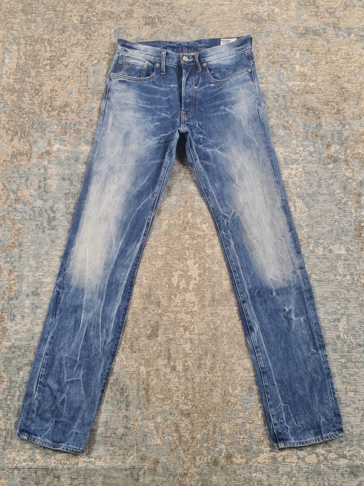 G-Star 3301 Straight W30 L34 Straight 100% katoen Bronno3034, G-Star Raw, https://www.g-star.com/nl_nl/customer-service, W32 (confectie 46) of kleiner