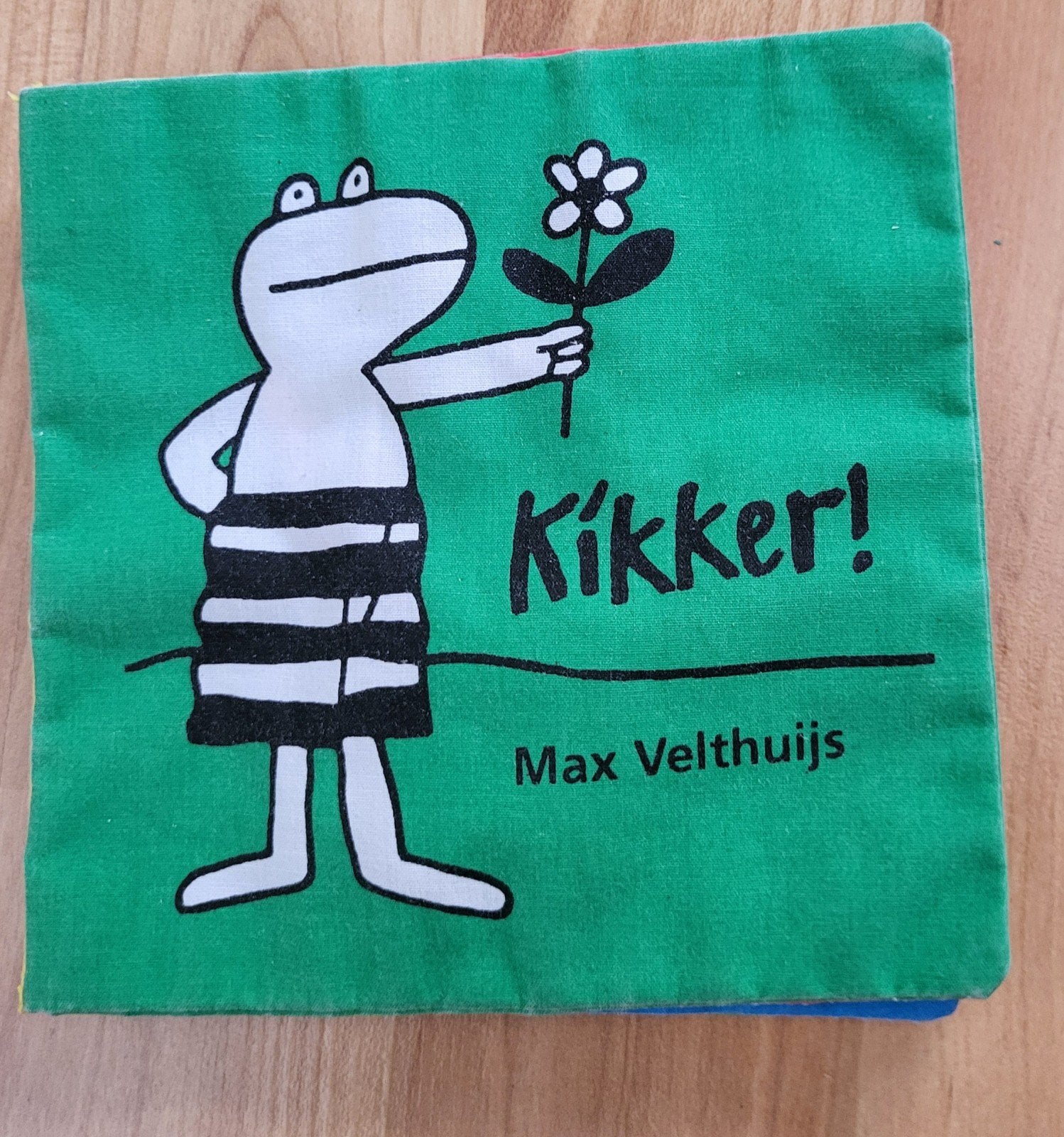 Max Velthuijs Kikker stoffen ritselboekje, Ophalen of Verzenden