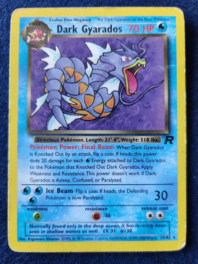 Dark Gyarados - Team Rocket 25/82 - Excellent, Ophalen of Verzenden, Nieuw