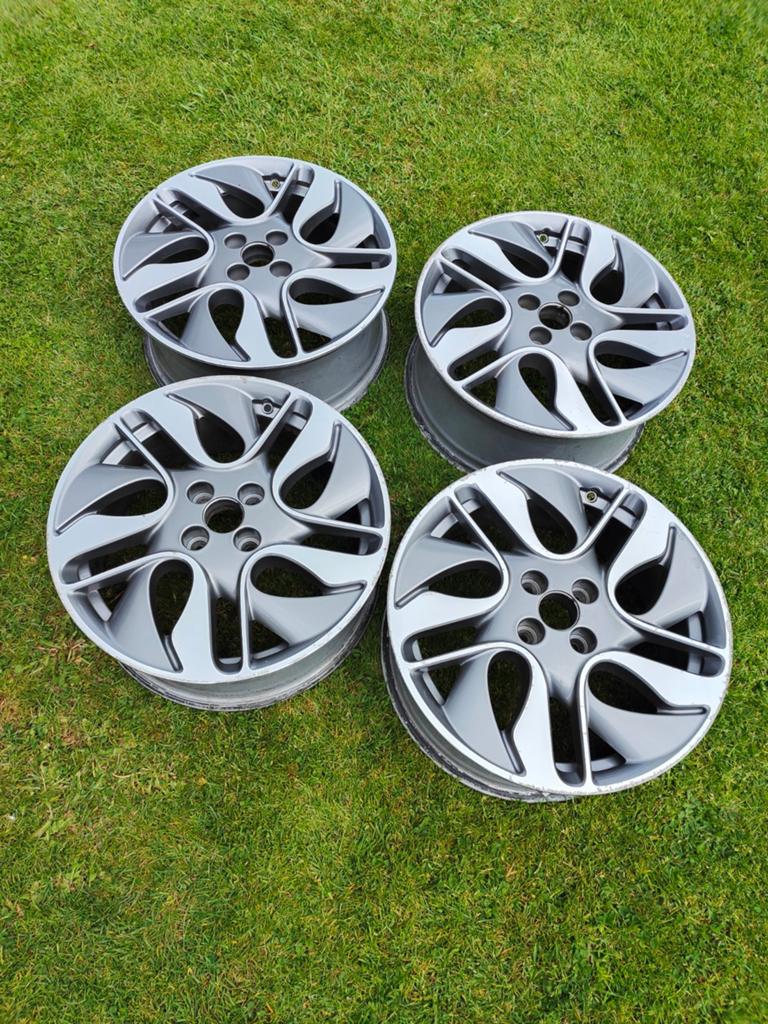 Renault Zoe techrun 17" 4x100 velgen, Ophalen, Gebruikt, Velg(en), 17 inch