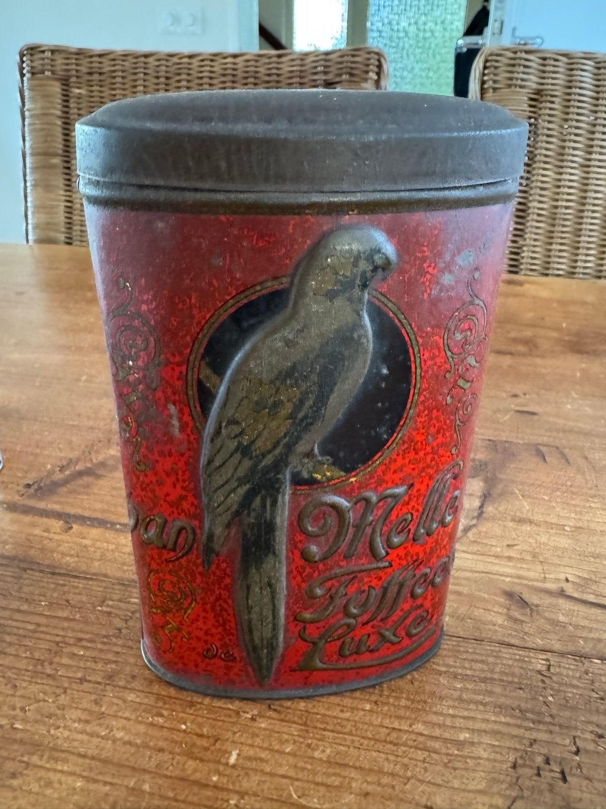 Van Melle’s Toffees Luxe blik ca.1920/30 – zeldz reclameblik, Verzamelen, Ophalen of Verzenden, Gebruikt, Overige
