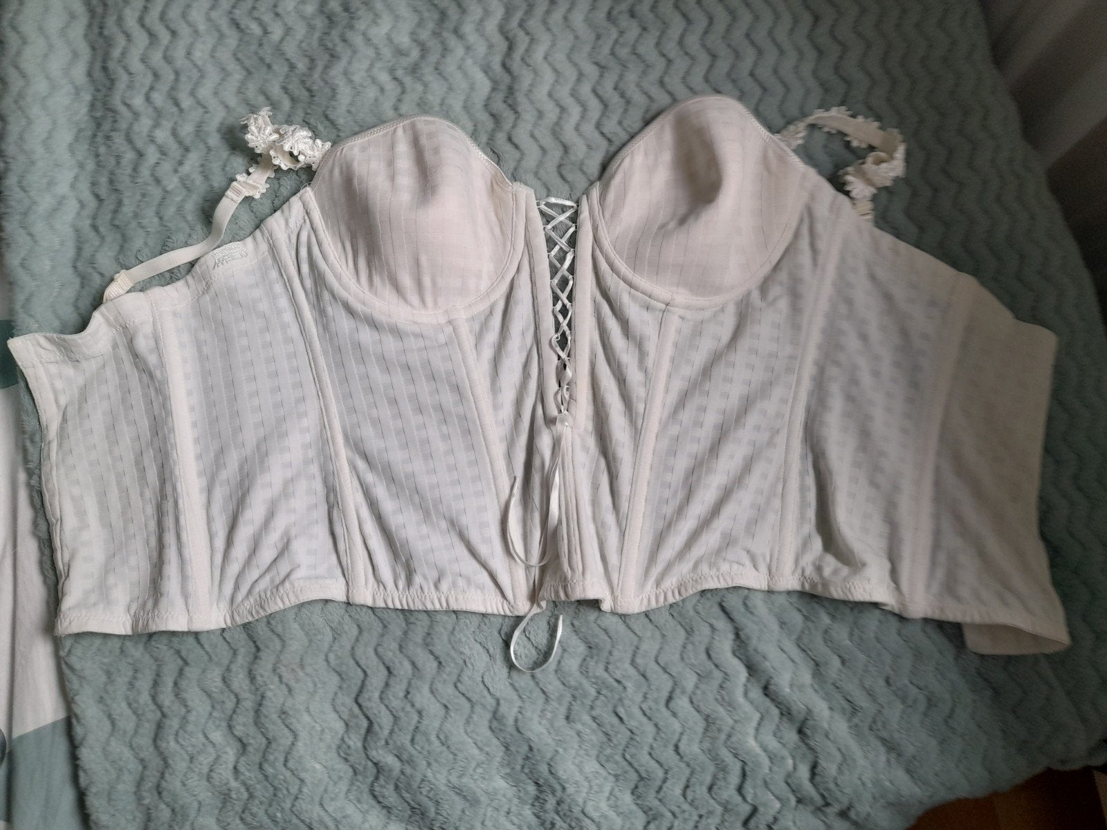 zgan Marie Jo Korset Bustier 85B ivoor kleur 3 manieren, Ophalen of Verzenden, Wit, Body of Korset