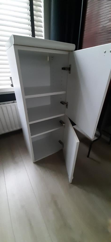 Badkamer kastje wit.., Huis en Inrichting, Badkamer | Badkamermeubels, (Half)hoge kast, Minder dan 50 cm, Ophalen of Verzenden