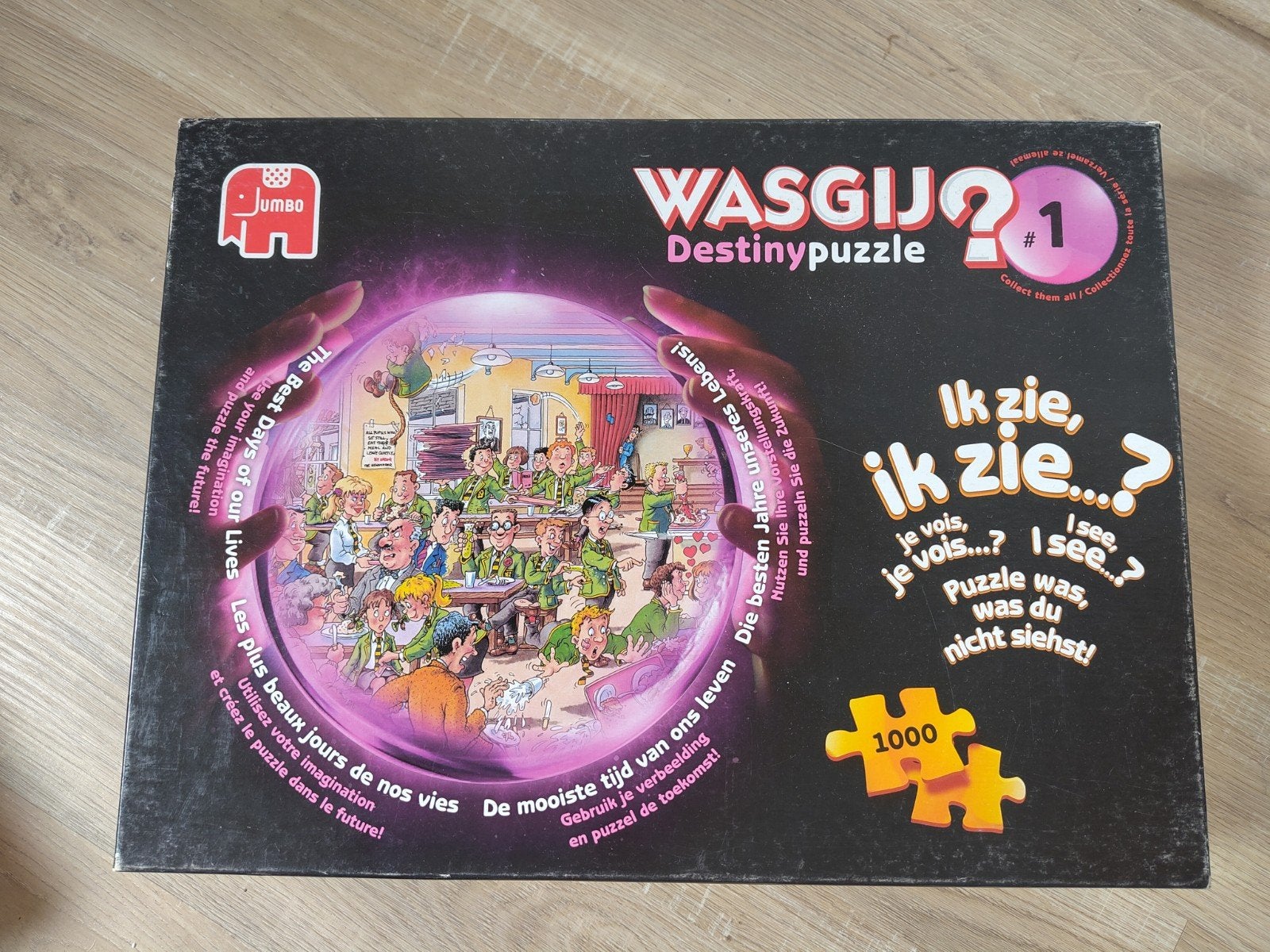 WASGIJ destiny 1 'De mooiste tijd van ons leven', Ophalen, 500 t/m 1500 stukjes
