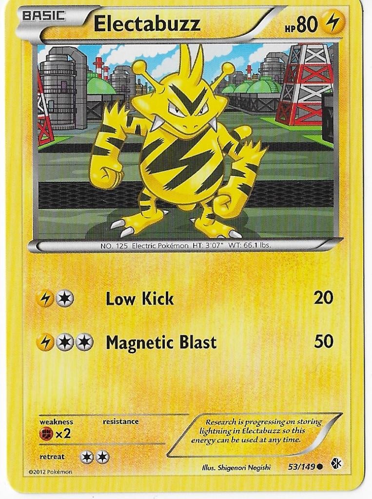 Boundaries Crossed,  Electabuzz [common] 53/149, Verzenden, Nieuw, Losse kaart