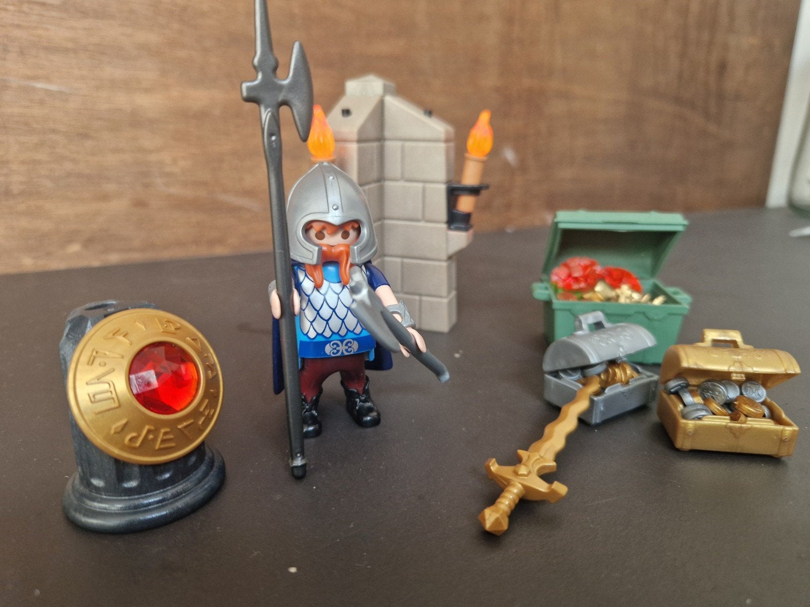 Playmobil 6160 - Ridder / Bewaker van de schat, Ophalen, Gebruikt, Complete set