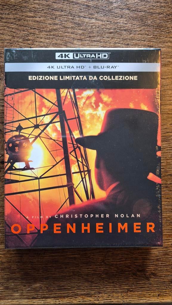 Oppenheimer 4K Ultra HD steelbook boxset + Blu-ray boxset, Ophalen of Verzenden, Nieuw in verpakking, Actie, Boxset