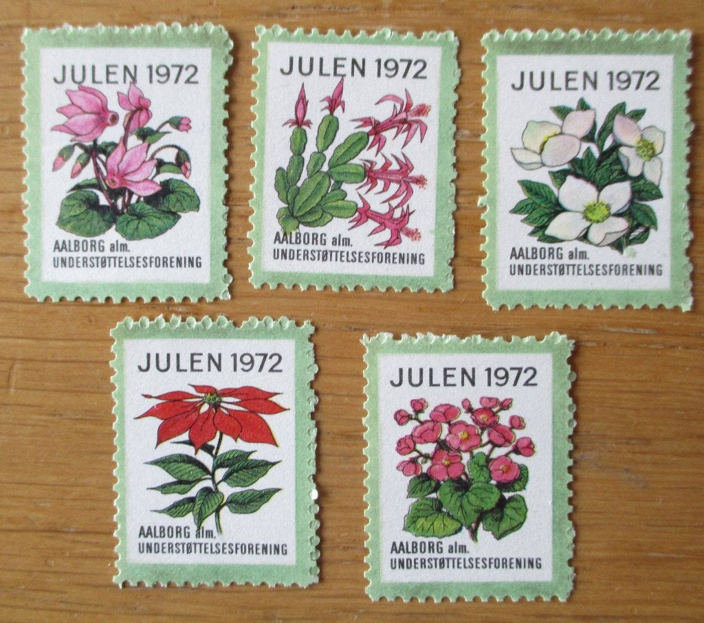 Denemarken Aalborg, serie Kerstmis 1972, Verzenden, Denemarken, Postfris