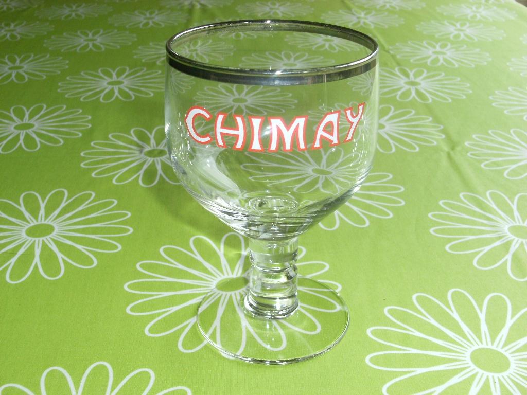 Bierglas Chimay trappistenbieren, Verzamelen, Biermerken, Zo goed als nieuw, Glas of Glazen, Overige merken, Ophalen of Verzenden