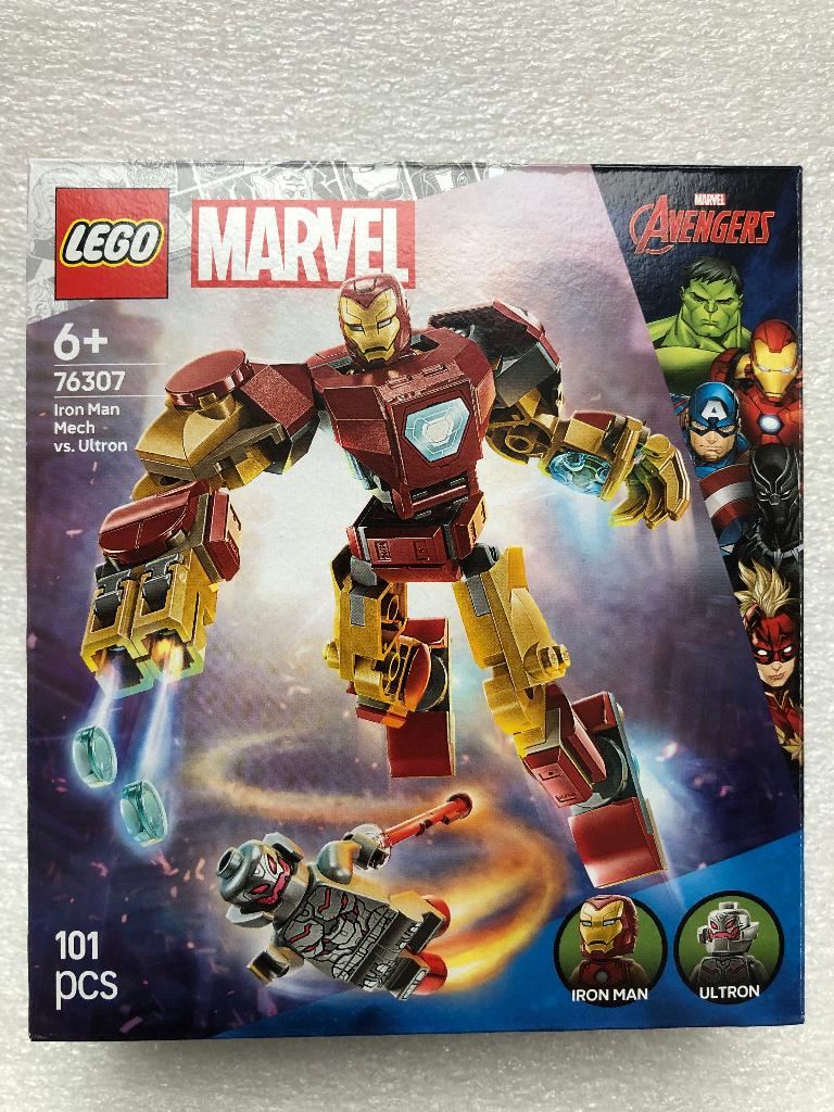 LEGO® Marvel 76307 - Iron Man Mech vs Ultron *Nieuw*, Marvel, Lego, Nieuw, Ophalen of Verzenden