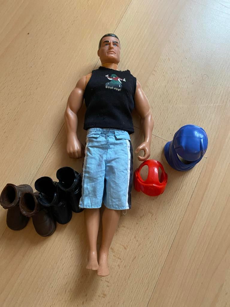 Actie Man met accessoires en kleding, Ophalen of Verzenden, Gebruikt