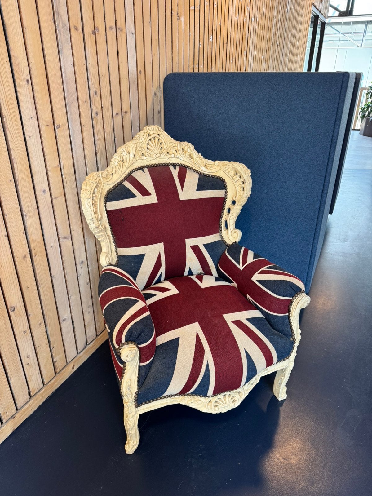 Lounge Chair / Stoel - Engelse Vlag, Ophalen, Gebruikt, Eén