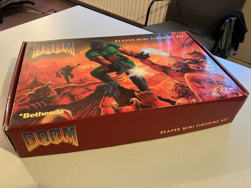 Doom Reaper Miniatures Set, Ophalen, Zo goed als nieuw, Overige soorten, Figuurtje(s)
