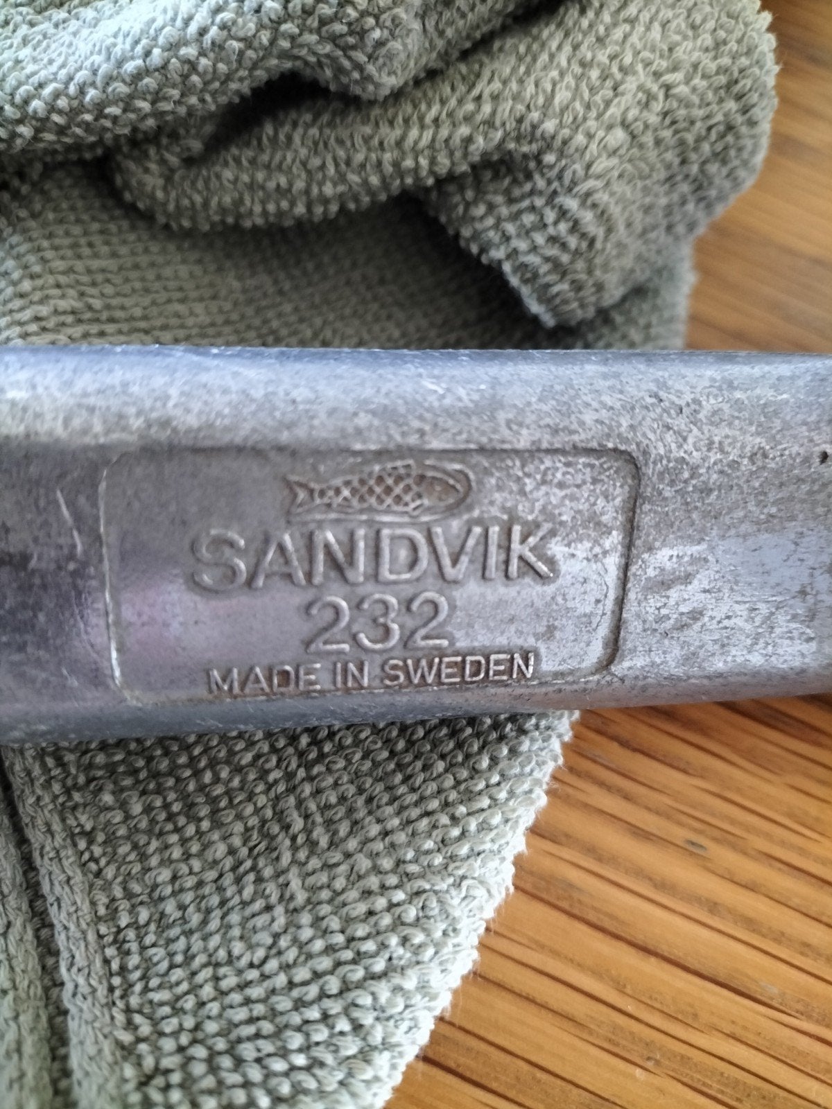 Sandvik 232 zaaggeleider - Made in Sweden, Ophalen of Verzenden, Gebruikt, Zaag, Overige merken