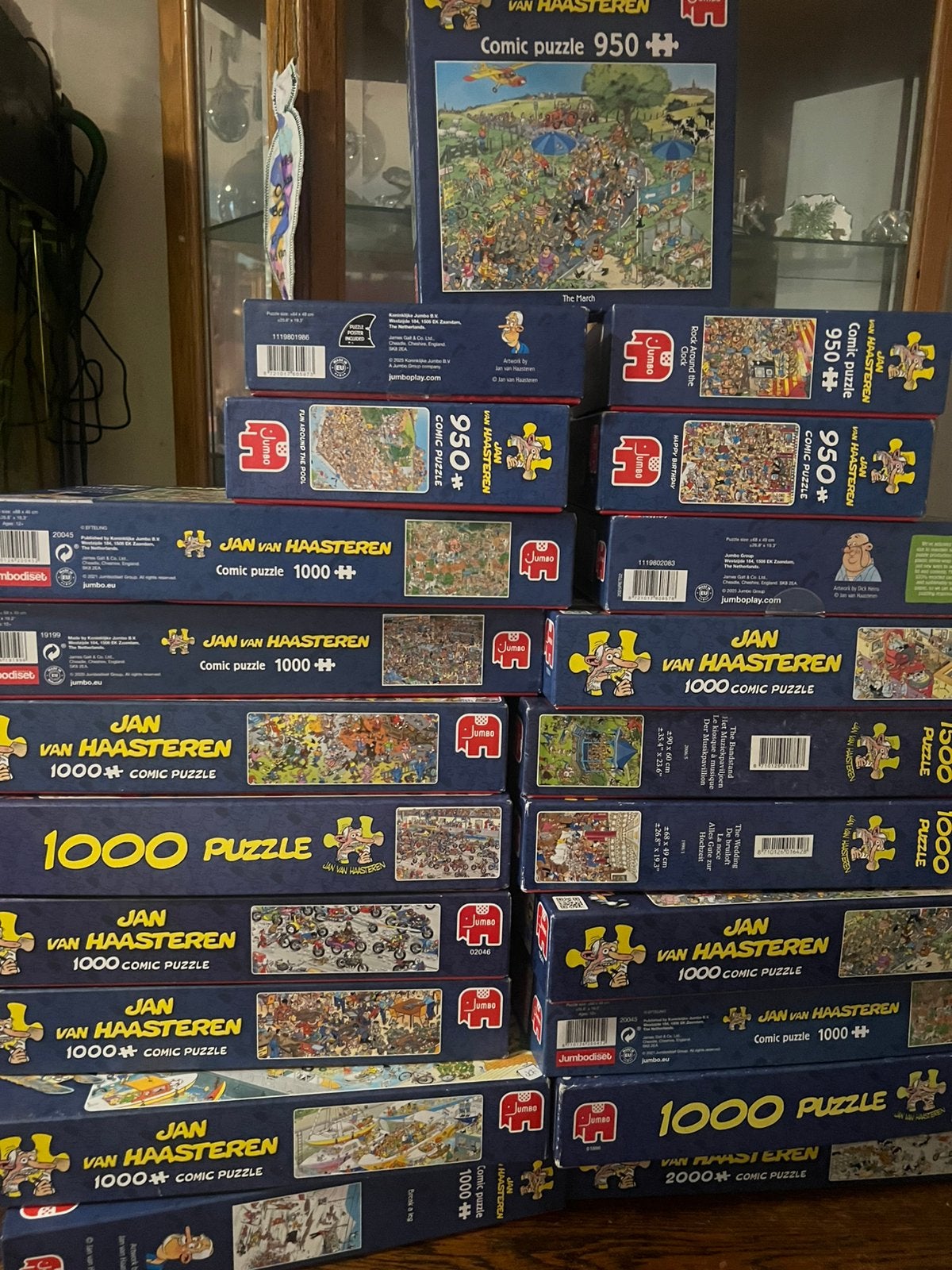 Jan van Haasten puzzels €6,50, Ophalen, 500 t/m 1500 stukjes, Zo goed als nieuw