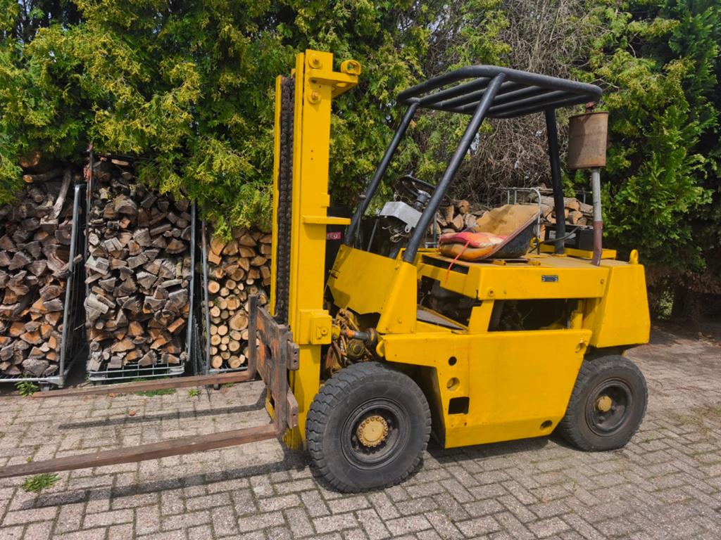 Heftruck diesel 4500 kilo, 2500 heffen, Ophalen, Variabele snelheid, Kolomboormachine, Gebruikt