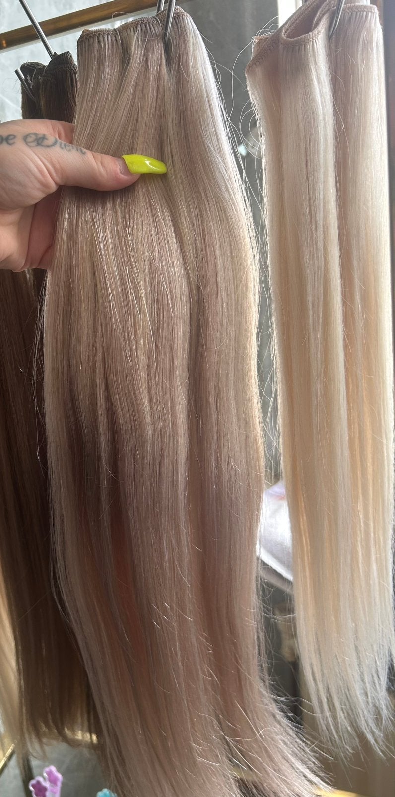 machine weave hair extensions, Ophalen of Verzenden, Nieuw, Pruik of Haarverlenging