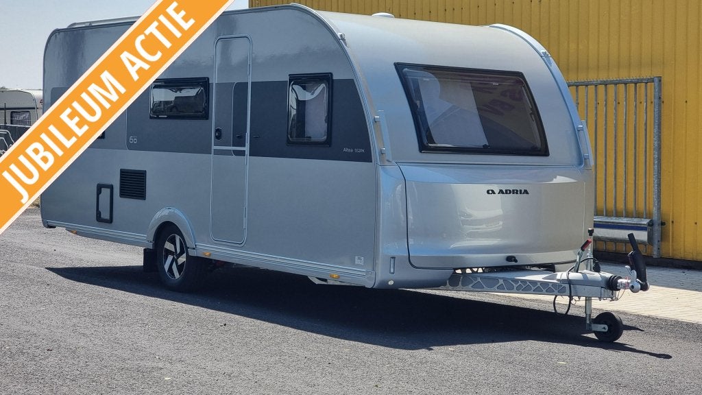 Adria Altea 552 PK 60 Years Edition, Caravans en Kamperen, Caravans, Bedrijf, Schokbreker, Adria, 6 tot 7 meter