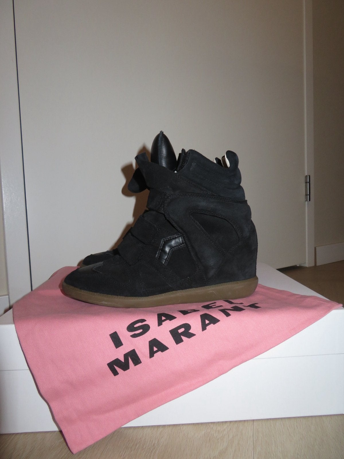 Isabel Marant Bekett Black Sneakers maat 42, Kleding | Dames, Verzenden, Nieuw, Zwart