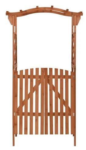 Prieel rozenboog tuinpoort hout 120x60x205 cm GRATIS BEZORGD, Met poort, Verzenden, Nieuw, Nvt